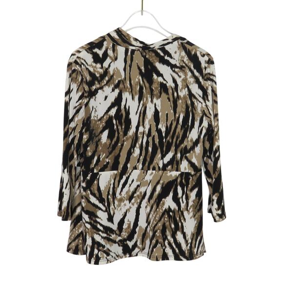 1990s Vintage Dress Barn Animal Print Blazer Retro Zebra Shall Small Funky - Picture 3 of 6